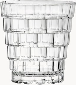 Set di 6 bicchieri in cristallo Stack