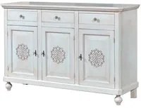 Madia credenza napoletana bianco invecchiato l.150 p.43 h.98