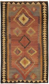 Kilim Tappeto persiano 140x250 Marrone (Iran) Tessuto A Mano