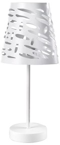ONLI - Lampada da tavolo RICKY 1xE14/10W/230V 28 cm bianco