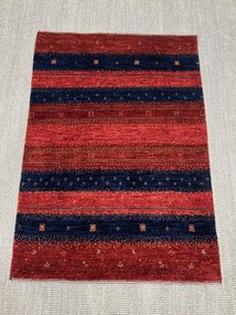 Loribaft Tappeto persiano 120 x 90 Rosso (Iran) Annodato A Mano