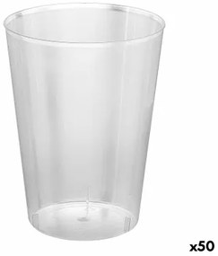 Set di bicchieri riutilizzabili Algon Sidro Trasparente 4 Pezzi 480 ml (50 Unità)