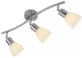 JUST LIGHT. 11953-55 - Faretto KARO 3xE14/40W/230V cromo opaco