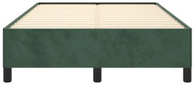 Giroletto verde scuro 120x190 cm in velluto