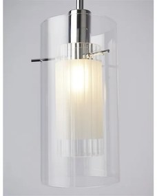 Searchlight 3303-3CC - Lampadario a sospensione con filo DUO 3xE14/60W/230V cromo lucido