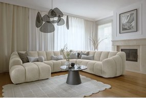 Divano angolare beige (con penisola a destra/a U) Shell – Miuform