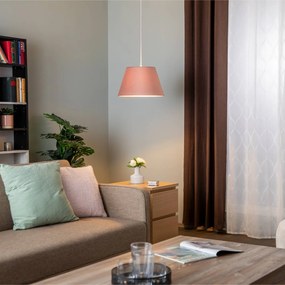 Maco Design Sospensione Rosabelle, conica, rosa, 1 luce