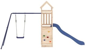 Set da Gioco da Esterno in Legno Massello di Pino