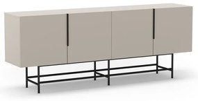 Cassettiera bassa crema 200x77,5 cm Eldia - Marckeric