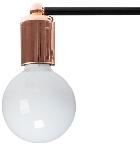 Lampada Di Cristallo Da Soffitto PensileQuadruplo Rose Gold  Glamour 392200