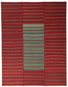 Kilim Tappeto 240 x 310 Rosso (Iran) Tessuto A Mano