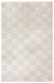 SARATOGA - tappeto in lana avorio con decoro