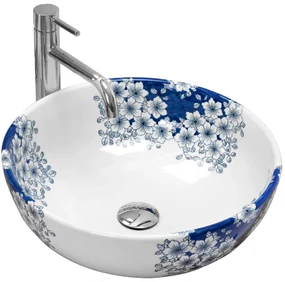 Lavabo da appoggio Rea Fiori