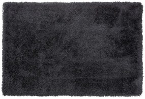 Tappeto shaggy rettangolare nero 140 x 200 cm CIDE Beliani