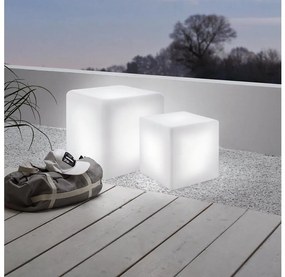 Eglo 900295 - Lampada da terra per esterno BOTTONA 1xE27/15W/230V 40x40 cm IP65