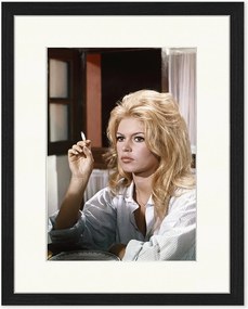 Foto incorniciata fatta a mano Brigitte Bardot