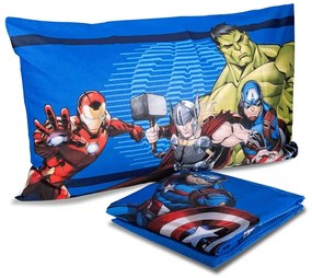 Lenzuola lettino singolo Avengers