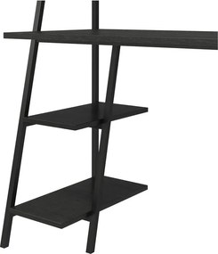 Scrivania a muro con piano effetto rovere 51x111 cm Bushwick - Novogratz