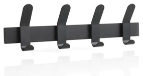 Appendiabiti da parete in metallo nero A-Rack - Zone