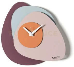 Orologio di design minimal grease viola ametista ,cenere ,gelso ,pe...