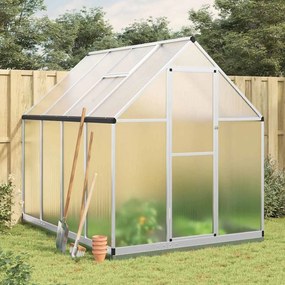 Telaio Serra Con Base Argento 224x169x202 Cm İn Alluminio /