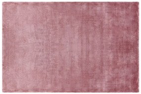 Tappeto viscosa rosa 160 x 230 cm GESI II Beliani