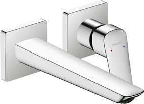 Miscelatore Monocomando Ad Incasso A Parete Con Bocca 205 Mm Senza Parte Incasso 13622180 Cromo Hansgrohe Logis Fine