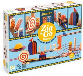 Percorso domino - Zig & Go Junior - Racer - 51 pz