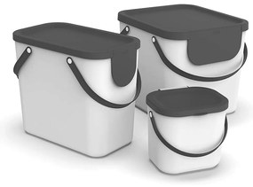 Contenitore per rifiuti compostabili bianco da 6 L Albula - Rotho