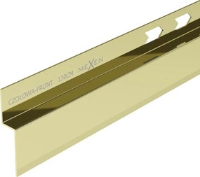 Mexen Line-B listello frontale per piatto doccia 130 cm, oro - 185003130U