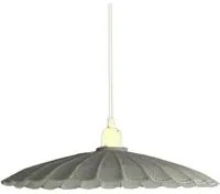 Lampadario in metallo vintage bianco/grigio con attacco cm 25