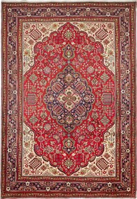 Tabriz Tappeto persiano 300 x 210 Rosso (Iran) Annodato A Mano