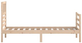 Giroletto 90x190 cm single in legno massello