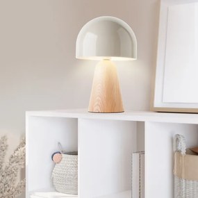 Brilliant - Lampada da tavolo NALAM 1xE14/40W/230V beige/cenere