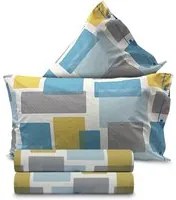 Parure copripiumino matrimoniale Secret azzurro SmartDecoHome