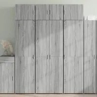 Armadietto Grigio Sonoma 70x42,5x225 cm in Truciolato 3281327