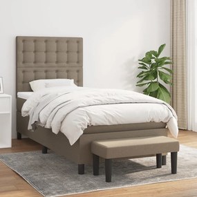 Giroletto A Molle Con Materasso Tortora 100x200 Cm İn Tessuto /