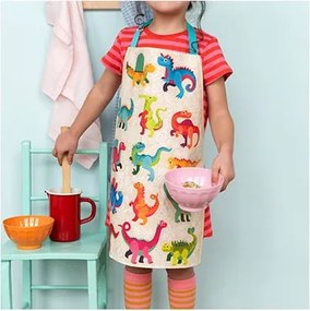 Grembiule per bambini in cotone Baby Dinos – Rex London