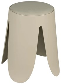 Sgabello beige in plastica impilabile Comiso – Wenko