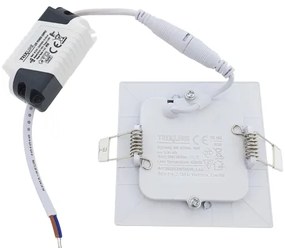 Lampada LED da incasso SQUARE LED/3W/230V 4200K 8,3x8,3 cm bianco