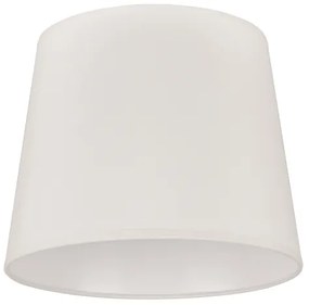 Duolla - Paralume per lampada da tavolo CLASSIC M E27 diametro 24 cm color crema