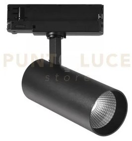 Faro binario plane nero led 30w 3700lm 3000k 7x15cm