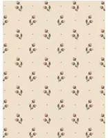 Sandberg Carta da parati Siv - Burgundy
