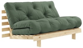 Divano letto verde 140 cm Roots - Karup Design