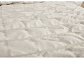 Biancheria da letto beige in crêpe per letto singolo 140x200 cm Naomi – My House