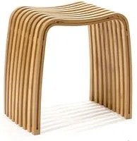 Sgabello 'Ordina' in bamboo by Cipi 46 x 31 x 46 cm