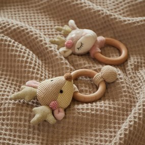 Bieco - Giocattolo motorio con sonaglio - cerbiatto Ella