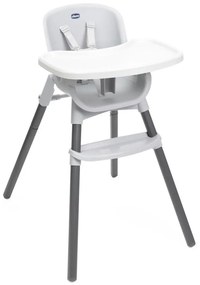Chicco - Seggiolone da pranzo per bambini ZEST 3 in 1 bianco/grigio