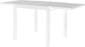 JERRI - tavolo da giardino in alluminio 90 X 90/180