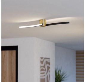 Eglo 901216 - Plafoniera LED AIETA LED/12W/230V 4000K nero